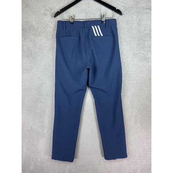 Adidas Golf Pants Mens 30x30 Blue Stretch Polyester Spandex Athletic Trousers - Picture 7 of 10